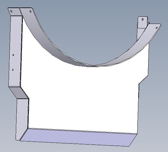 Shroud Assembly, Lower Fan