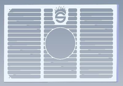 Grill, High Flow, Slip Over Q2B Cut-out