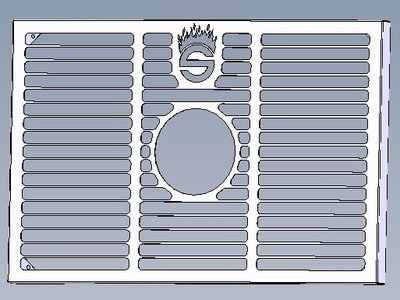 Grill, ISX High Flow, Q2B Cut-out
