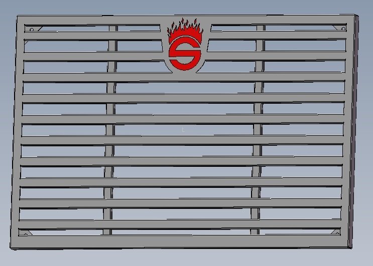 Grill, Guardian, Front w/o Q2B Cut-out