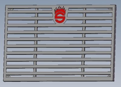 Grill, Guardian, Front w/o Q2B Cut-out