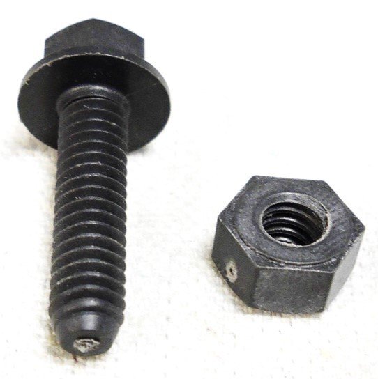 Trim Fastener, Black Zinc Coated, Cab Fender,