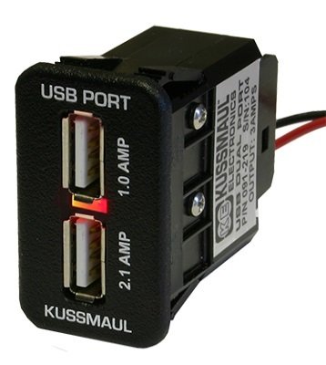 Charger, USB Dual, Power,12 VDC