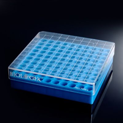 CryoKING® PC Cryogenic Boxes-Blue (1in. 2in. 3.75in, 81-well 100-Well), Case of 12