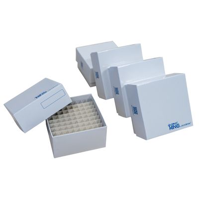 Biologix® Premium Cardboard Cryogenic Boxes-3in, 5 Pieces/pack, 20 Packs/Case