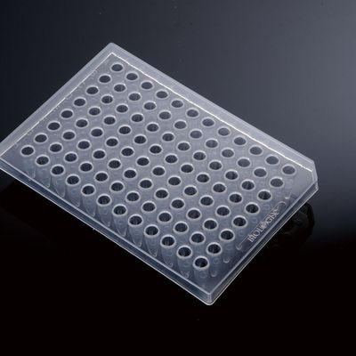 Biologix® Half-Skirted PCR Plates, 96-Well for 0.2ml Tube, Clear, Pack of 25, Case of 100