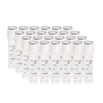 Biologix® Cryogenic Vials, 1.5/2.0 mL (47.5mm, Self-Standing), with writing area, 50/Bag, 500/Pack, 2000/Case