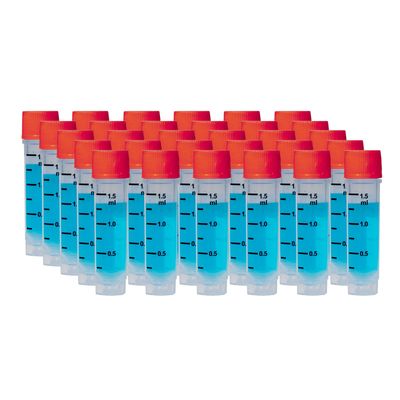 Biologix® Cryogenic Vial-1.5ml, External, No Bottom code, 25/Bag,  Case of 1000
