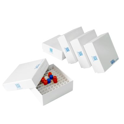 CryoKING® Premium Cardboard Cryogenic Boxes-2in, 5 Pieces/pack, 20 Packs/Case