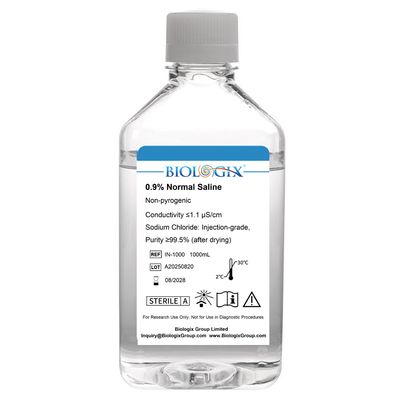 Biologix® 0.9% Nomal Saline Solution, 1000mL/Bottle, 6 Bottles/Case