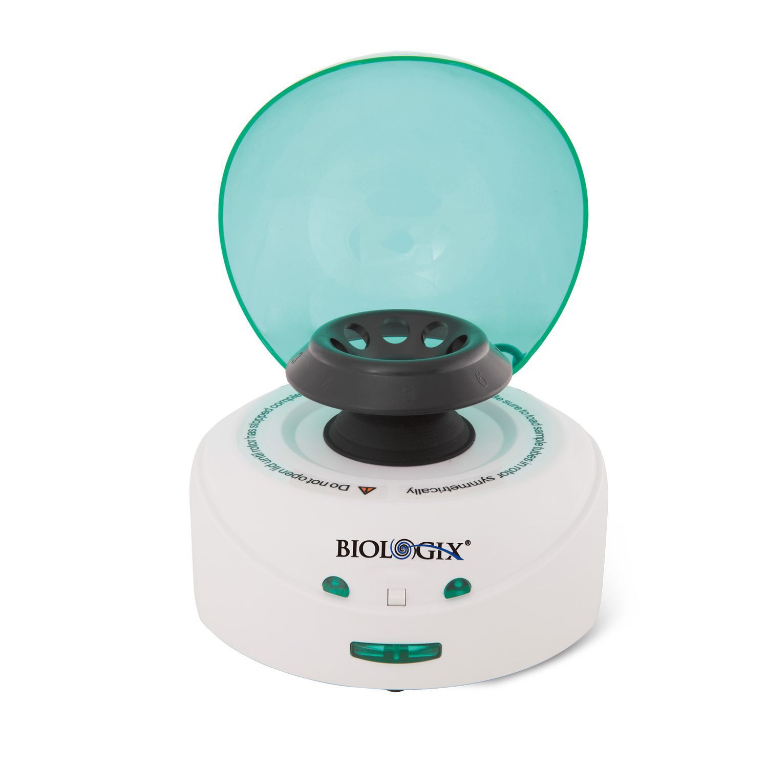 Biologix® Palm Micro Centrifuge with green lid, including two rotors, Euro Plug, 1 Piece/Case