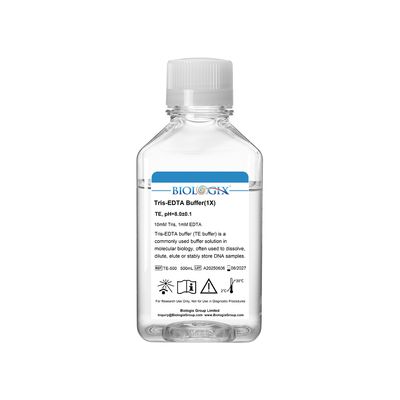 Biologix® TE ( Tris-EDTA ) Buffer( 1X ),  pH8.0, 500mL/ Bottle, 10 Bottles/Case