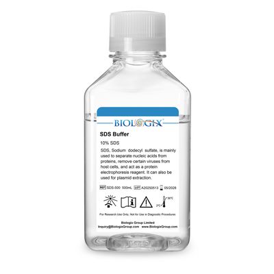 Biologix® SDS ( Sodium dodecyl sulfate ) Buffer, 500mL/ Bottle, 10 Bottles/Case