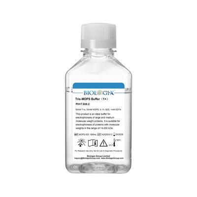 Biologix® TRIS-MOPS Buffer ( 1X ), PH7.4, 500mL/Bottle, 10 Bottles/Case