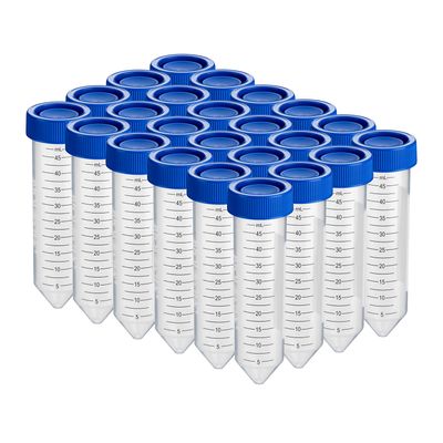 Biologix® Centrifuge Tubes-50mL, Conical Bottom, Bulk Pack, 25 Sets/Pack, 20 Packs/Case
