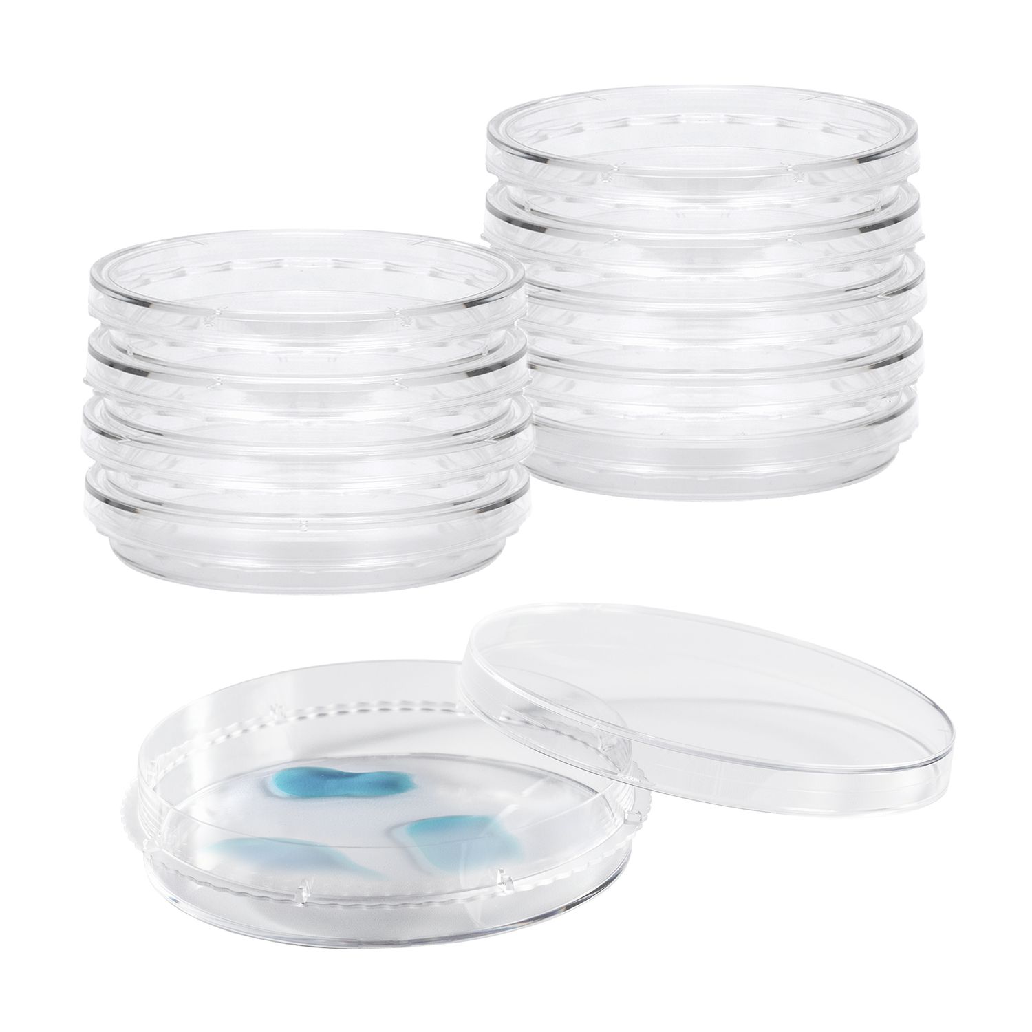 Biologix® Cell Culture Dishes-100x20mm, Sterile, with External Grip, 10 /Bag, 20 Bags/ Case