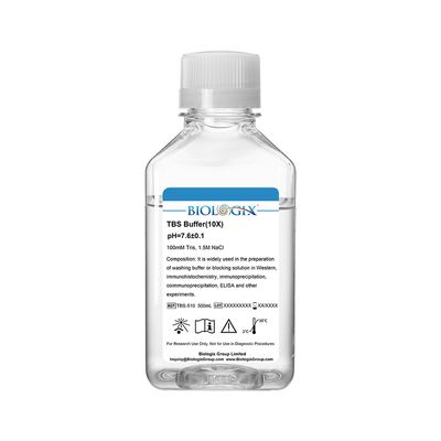 Biologix® TBS (Tris Buffered Saline) Buffer (1x), PH7.6, 500mL/ Bottle