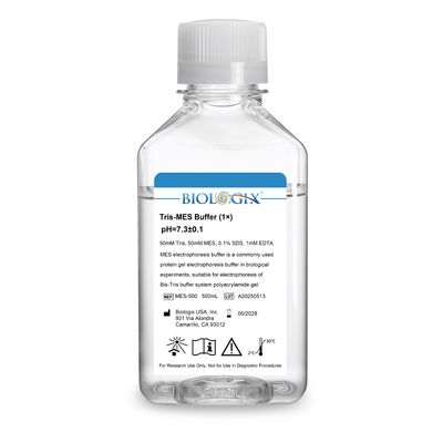 Biologix® TRIS-MES Buffer( 1X ), PH7.3, 500mL/Bottle, 10 Bottles/Case
