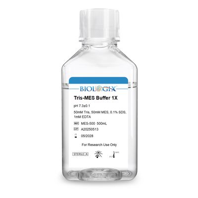 Biologix® TRIS-MES Buffer( 1X ), PH7.3, 500mL/Bottle, 10 Bottles/Case