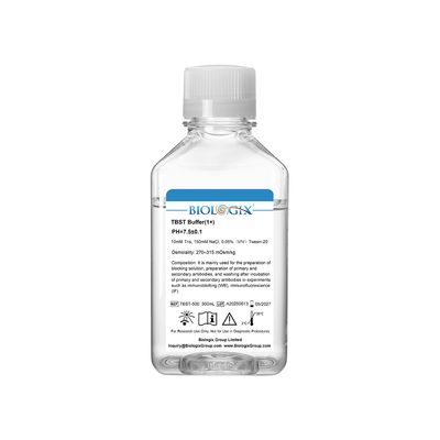 Biologix® TBST Buffer (1x), pH7.4, 500mL/Bottle, 10 Bottles/Case