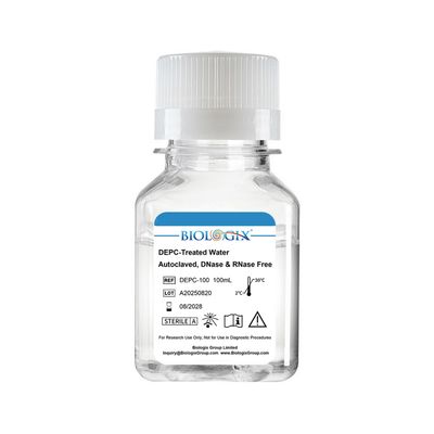 Biologix® DEPC-Treated Water ( DNase, RNase free ), Sterile, 100mL/ Bottle, 20 Bottles/Case