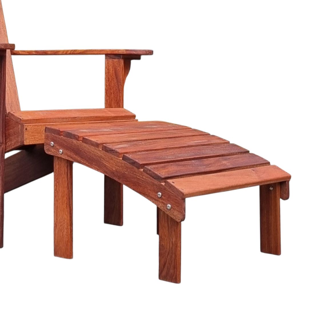 Large Classic Hardwood Adirondack Footrest
