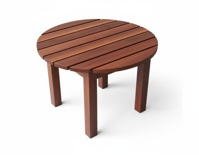 *SALE* Small Round Coffee or Side Table (oiled $59, white $69)
