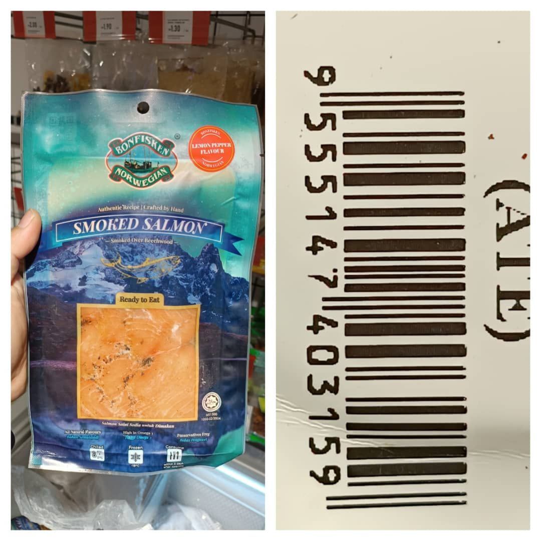 BONFISKEN DELI SMOKED SALMON LEMON PEPPER SLICE 100G