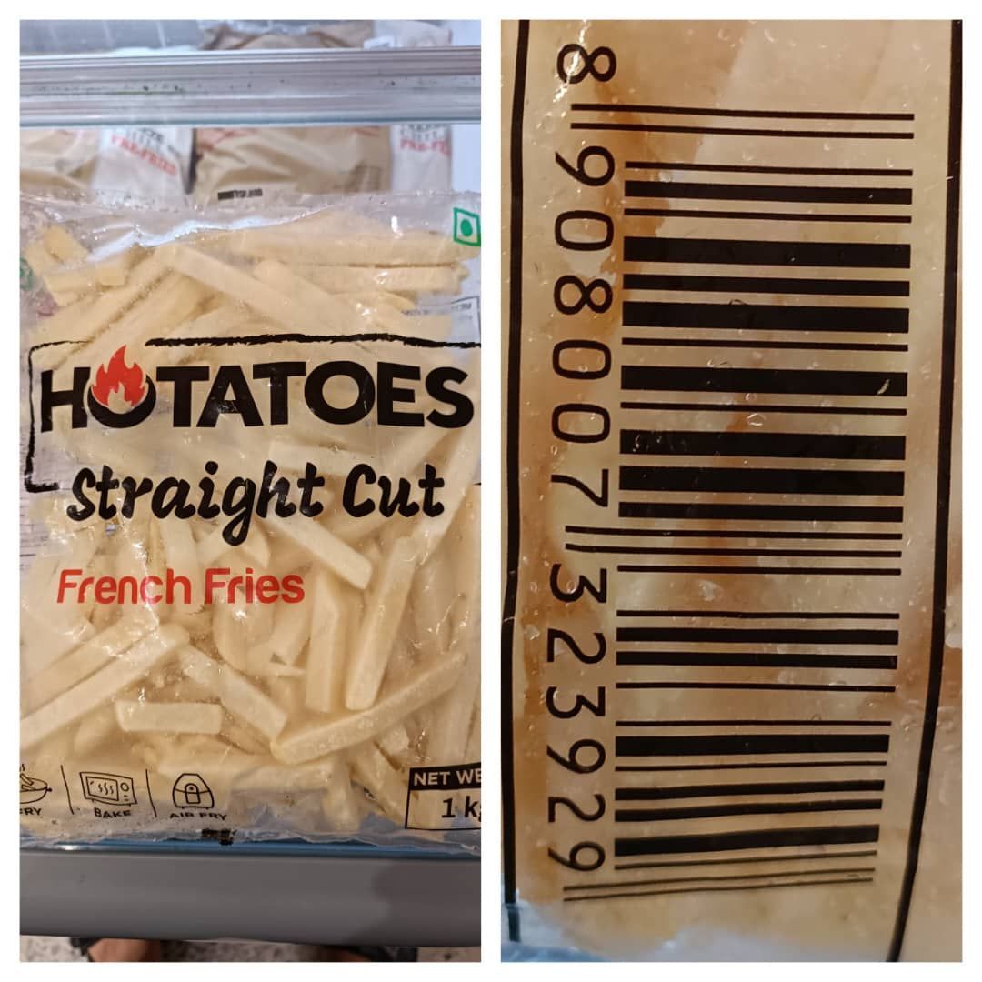 HOTATOES FRIES STRAIGHT CUT 1KG
