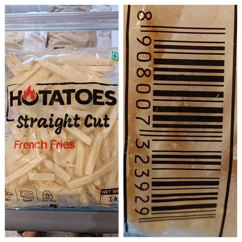 HOTATOES FRIES STRAIGHT CUT 1KG