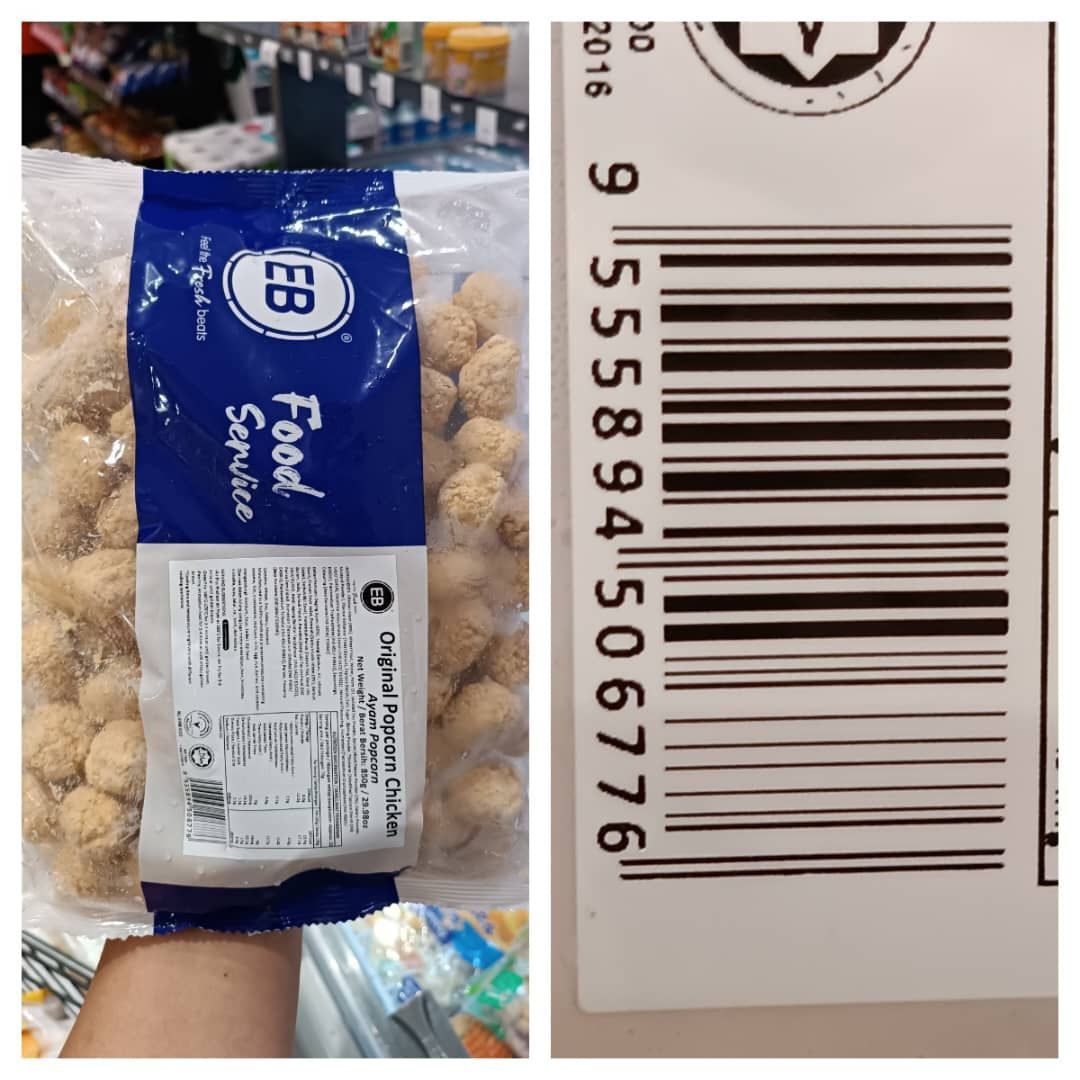 EB CHICKEN POPCORN ORIGINAL 850G