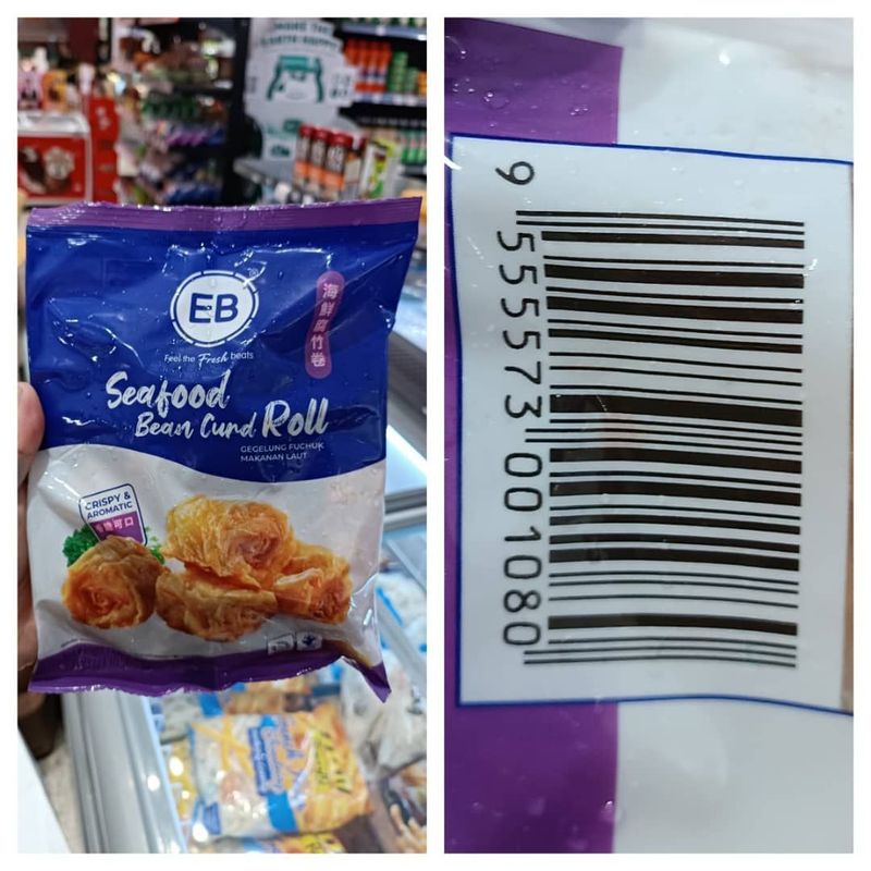 EB SEAFOOD BEAN CURD ROLL 300G
