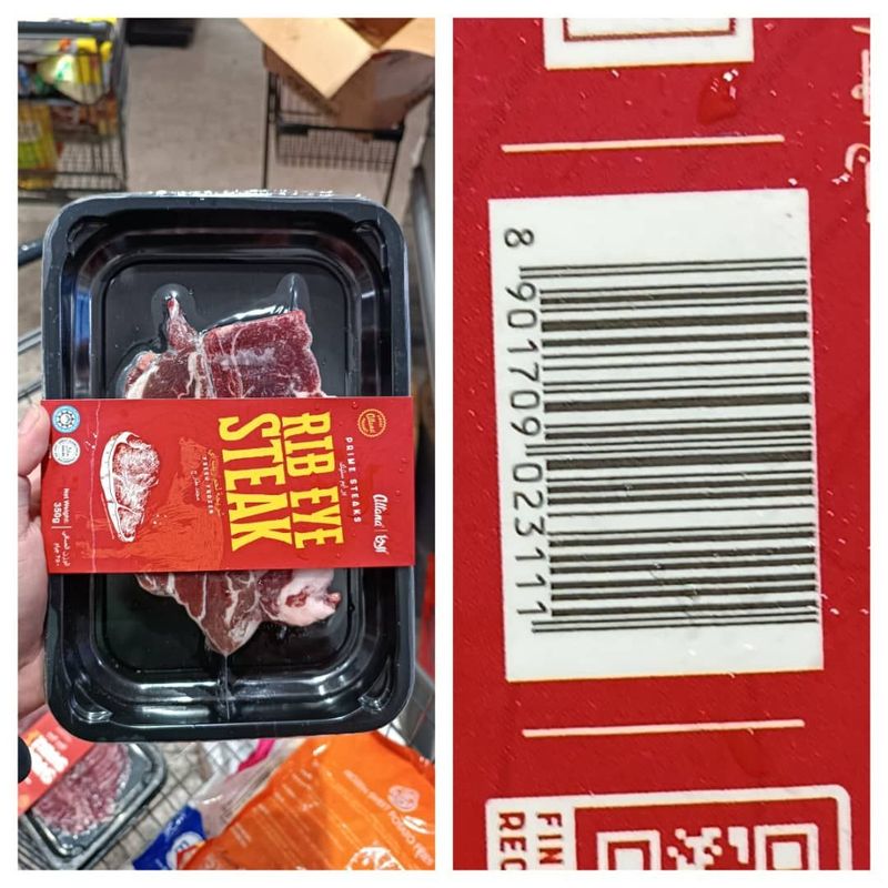 ALLANA BEEF BUFFALO RIB EYE STEAK 350G