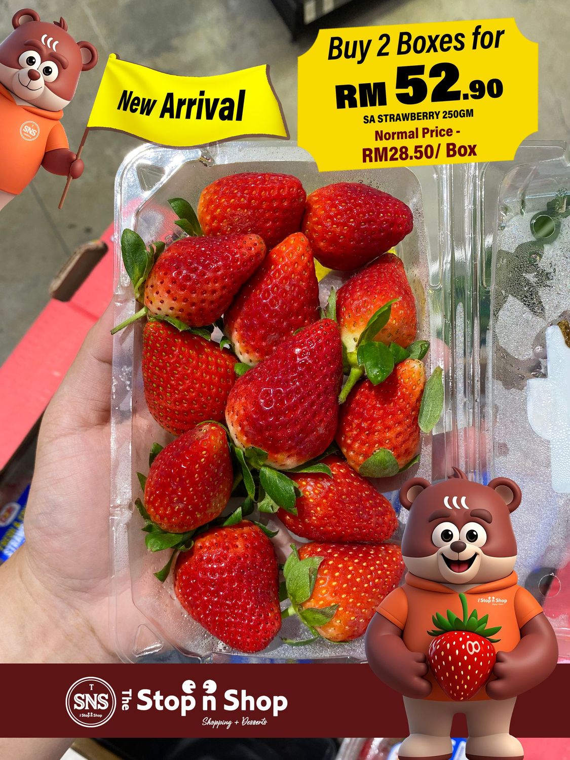 SA STRAWBERRY 250G