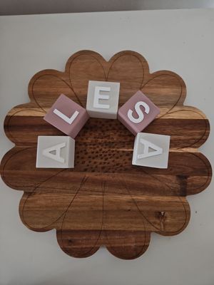 Personalised Wooden Name Blocks