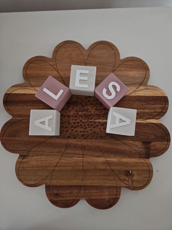 Personalised Wooden Name Blocks