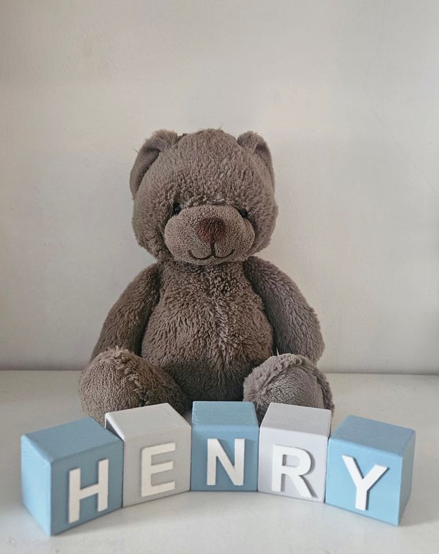 Personalised Baby Blue Keepsakes