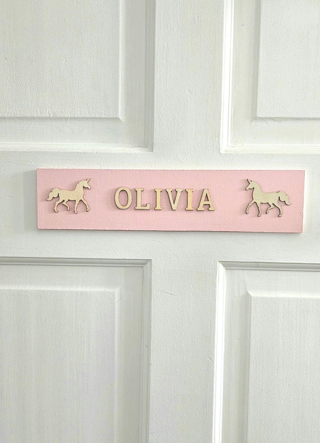Personalised Unicorn Plaque