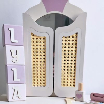 Personalised Wooden Name Blocks – Custom Baby Name Cubes for Nursery Décor