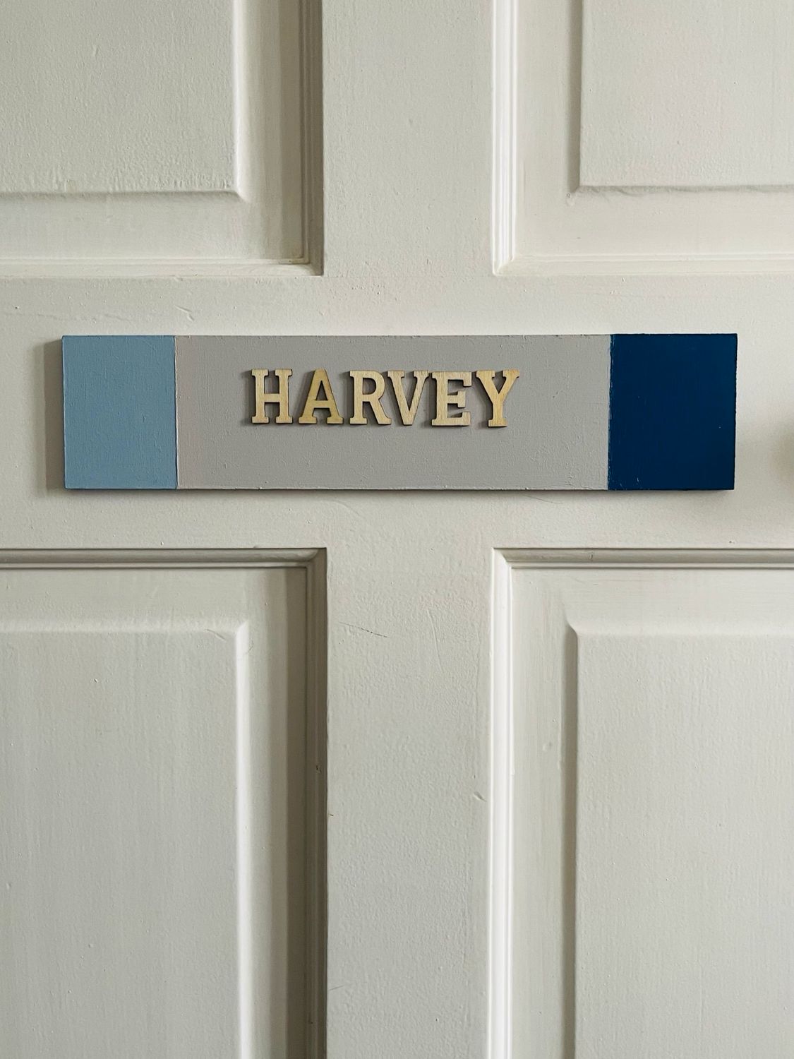 Personalised Block Colour Name Plaques