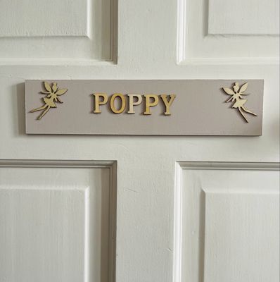 Flying Fairy Personalised Name Plaque