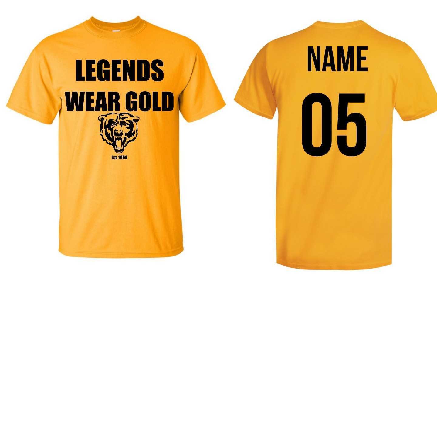 Legends Wear Gold Spirit Shirt