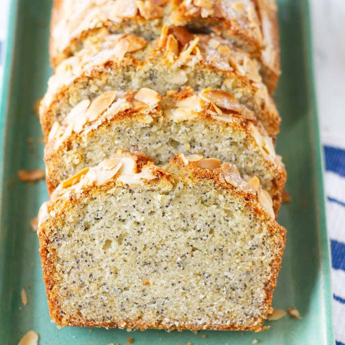 Almond Poppyseed Poundcake