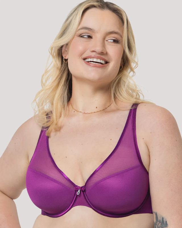Sheer Mesh Push Up #1310