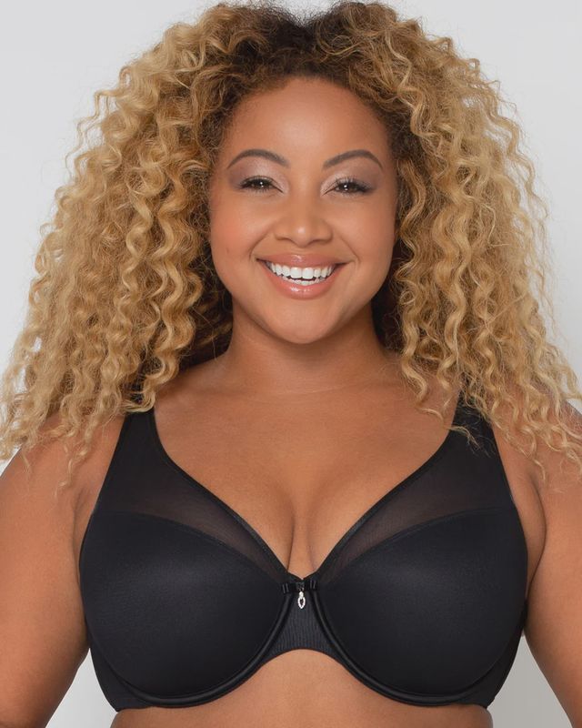 Sheer Mesh Push Up Bra