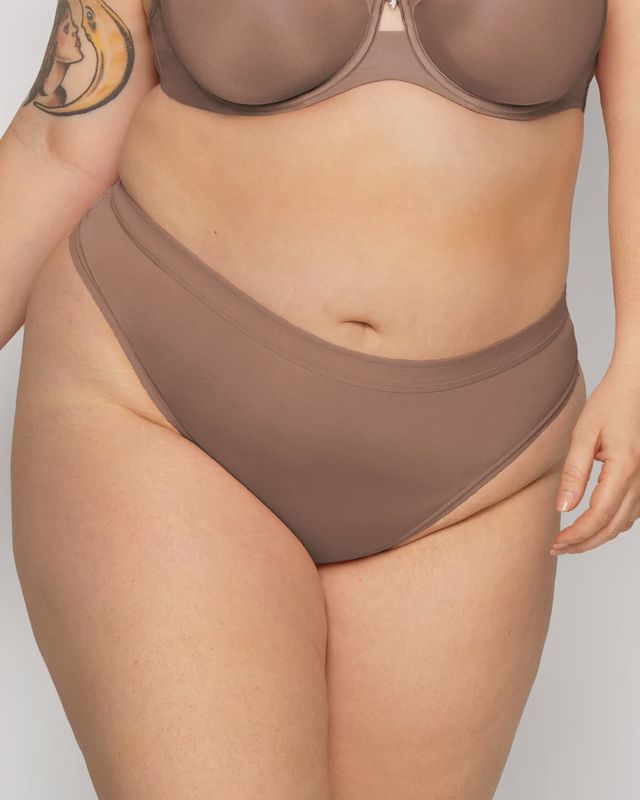 Silky Smooth High Cut Thong Panty 1378