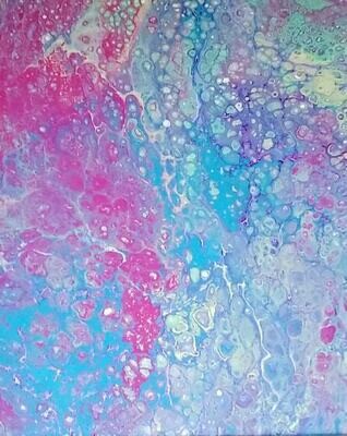 Acrylic Paint Pouring: Dirty Flip Cup