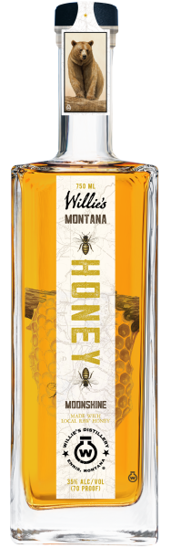 WILLIE'S MONTANA HONEY MOONSHINE 750ML
