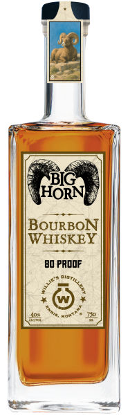 WILLIE'S BIGHORN BOURBON WHISKEY 750ML
