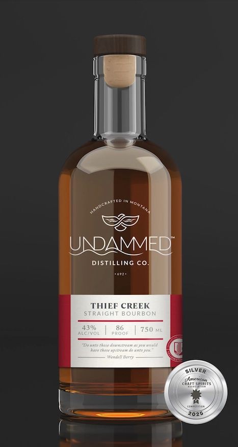 UNDAMMED THIEF CREEK STRAIGHT BOURBON 750ML